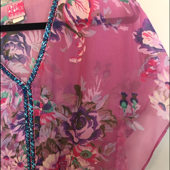 Free People - Floral Blouse - Picture 2 of 6